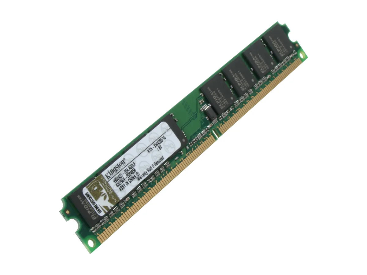 Kingston Technology Corp. Kingston Technology Corp. KTH-XW4300/1G 1GB 240-Pin DDR2 667 memory upgrade — fotografia produktu