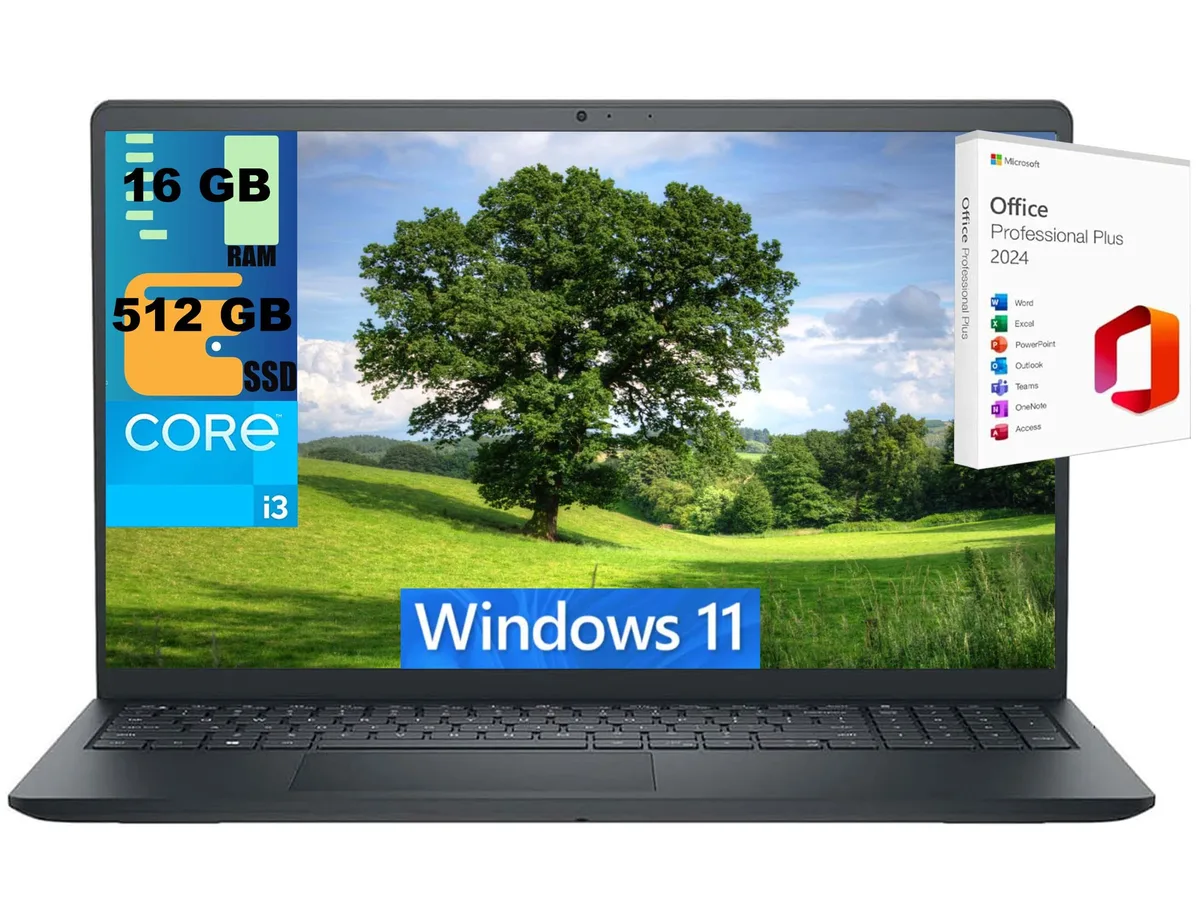 DELL DELL Inspiron 15 laptop i3-1215U 16GB 512GB 15.6 FHD — photo du produit