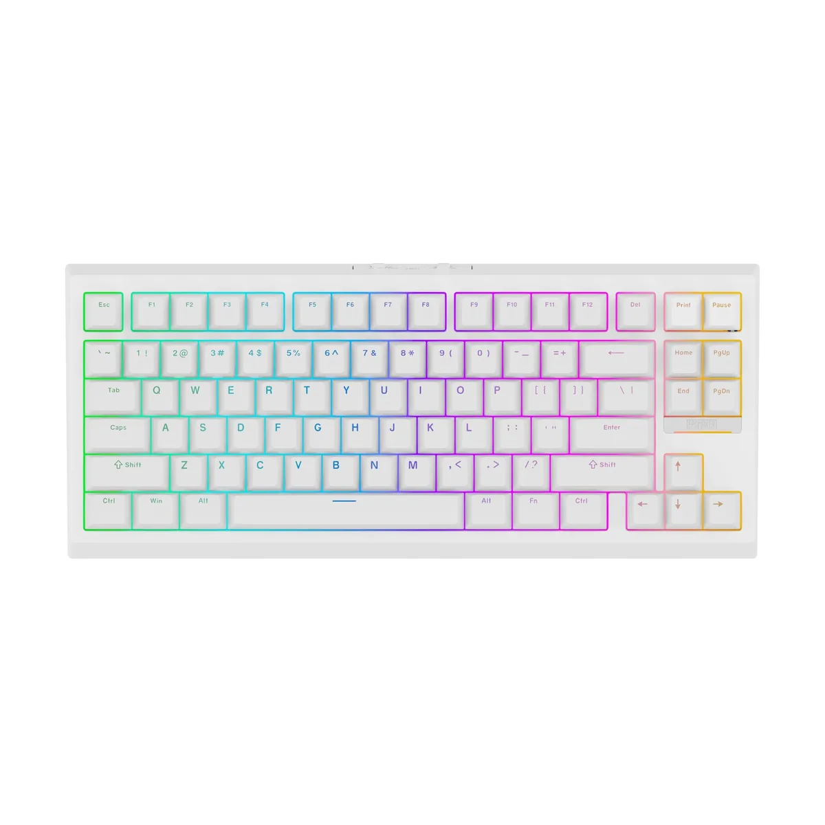 Epomaker Epomaker G84 80% Gaming Keyboard White Creamy Jade Switch — product photo