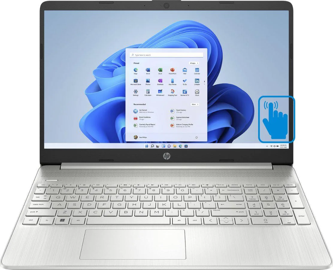 HP HP 15-dy2702dx 15.6" Touchscreen laptop i3-1115G4 8GB 256GB NVMe Win 11 Pro — photo du produit