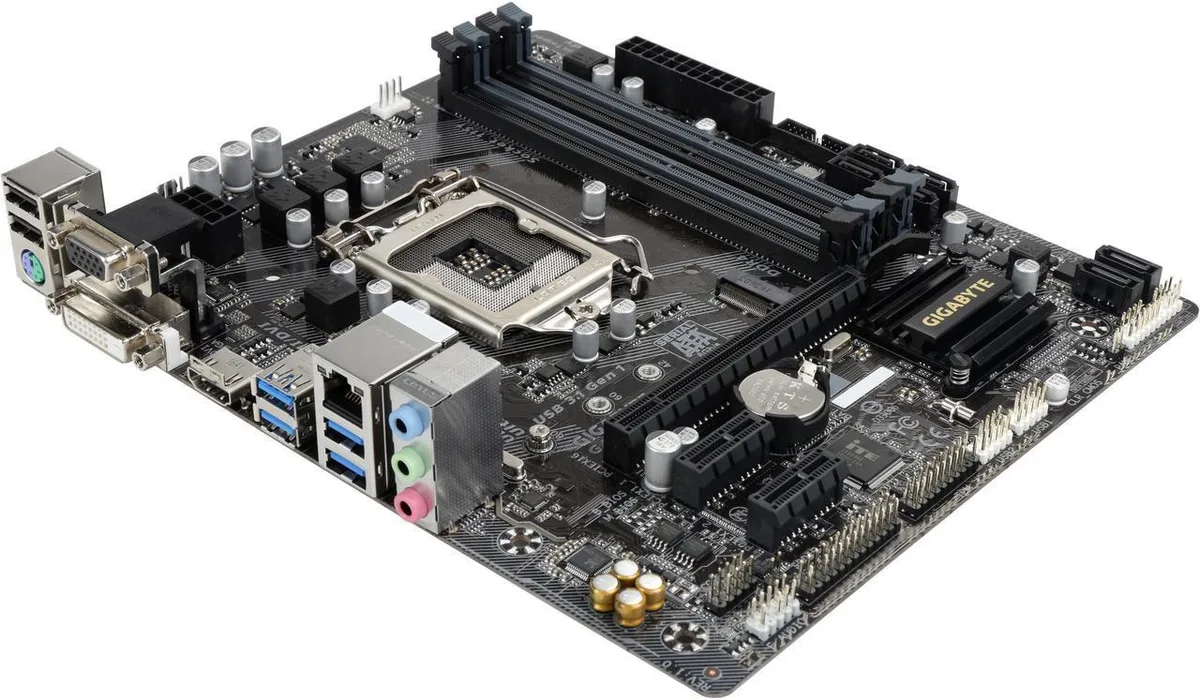GIGABYTE GIGABYTE GA-B250M-DS3H rev. 1.0 LGA 1151 B250 Micro ATX Intel motherboard — product photo