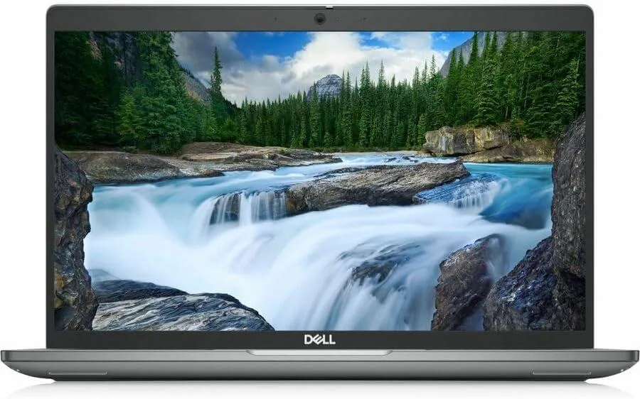 Silver Dell Latitude 5440 14 inch touchscreen laptop, minor scratches on lid and base