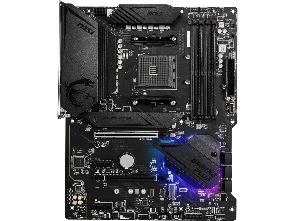 MSI MSI MPG B550 GAMING PLUS AMD motherboard — product photo