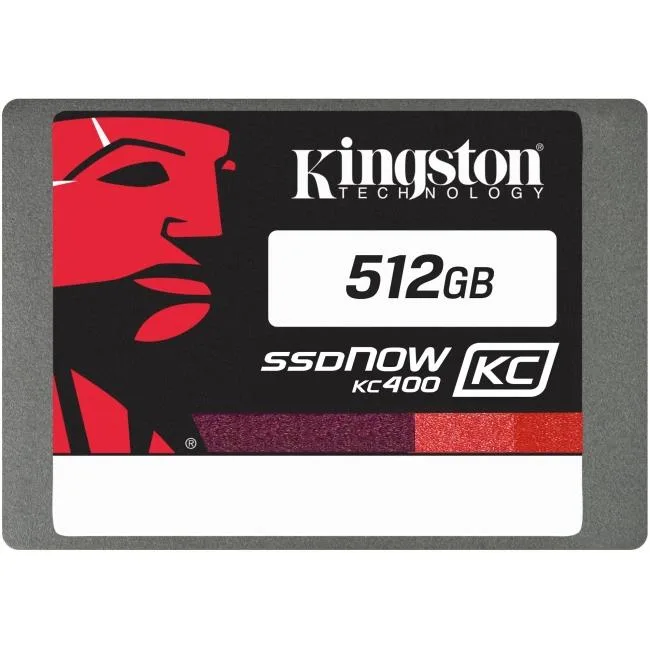 Kingston Technology Corp. Kingston SSDNow KC400 512GB 2.5" SATA internal SSD — product photo