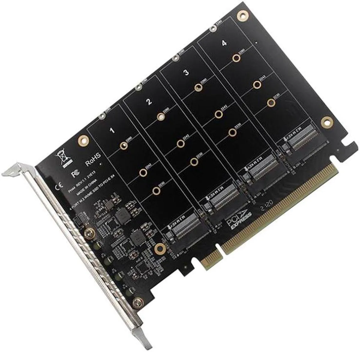 Vszerda Vszerda ph44 4-port NVMe expansion card — foto produk