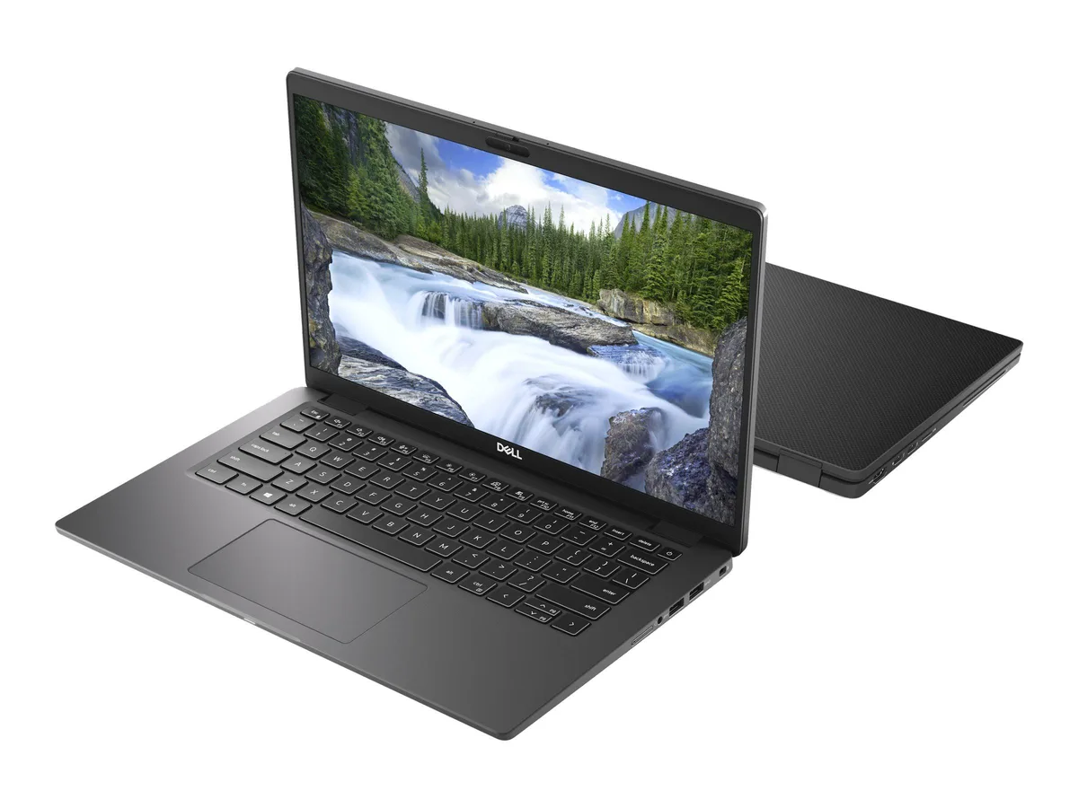 Silver Dell Latitude 7420 14 inch laptop closed view