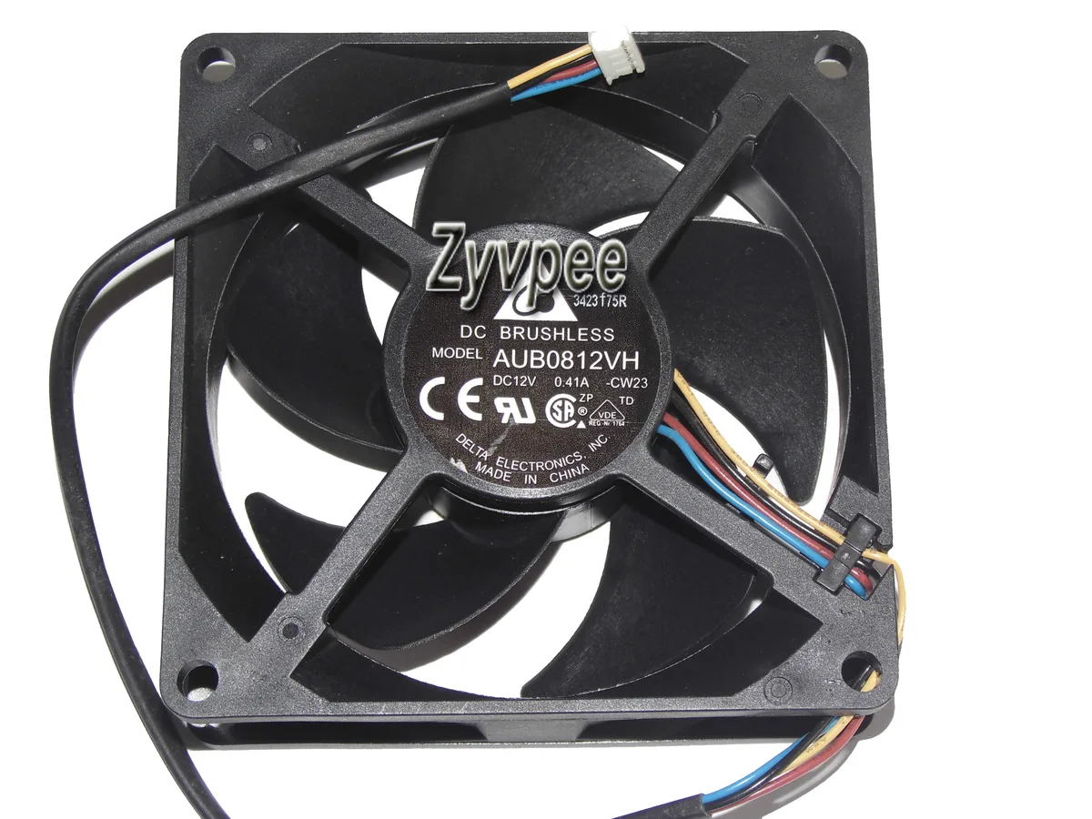 Zyvpee Zyvpee AUB0812VH -CW23 12V .41A 4-pin 80×80×25 mm case fan — صورة المنتج