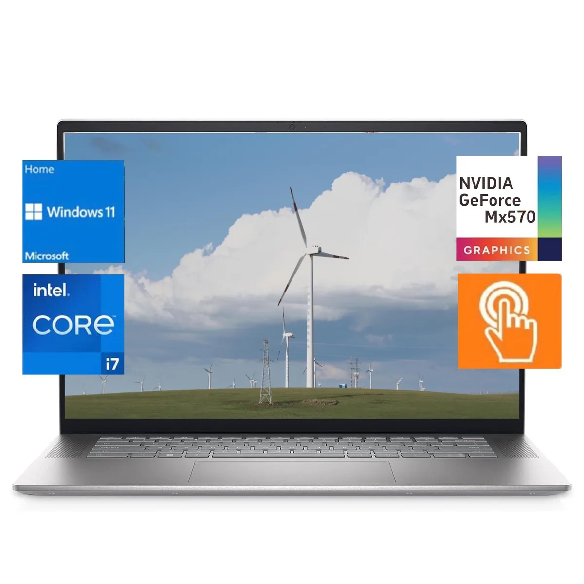 DELL Dell Inspiron 16 5620 16.0" FHD+ i7-1255U MX570 32GB 2TB Silver — photo du produit