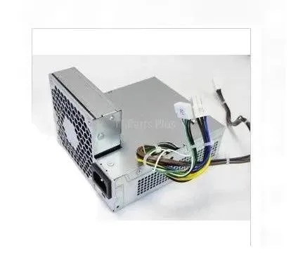Compact 240W SFF power supply unit, matte metal casing with ventilation grille