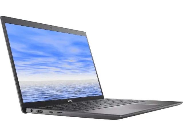 Black Dell Latitude 3301 laptop, 13.3 inch non-touch screen, matte finish