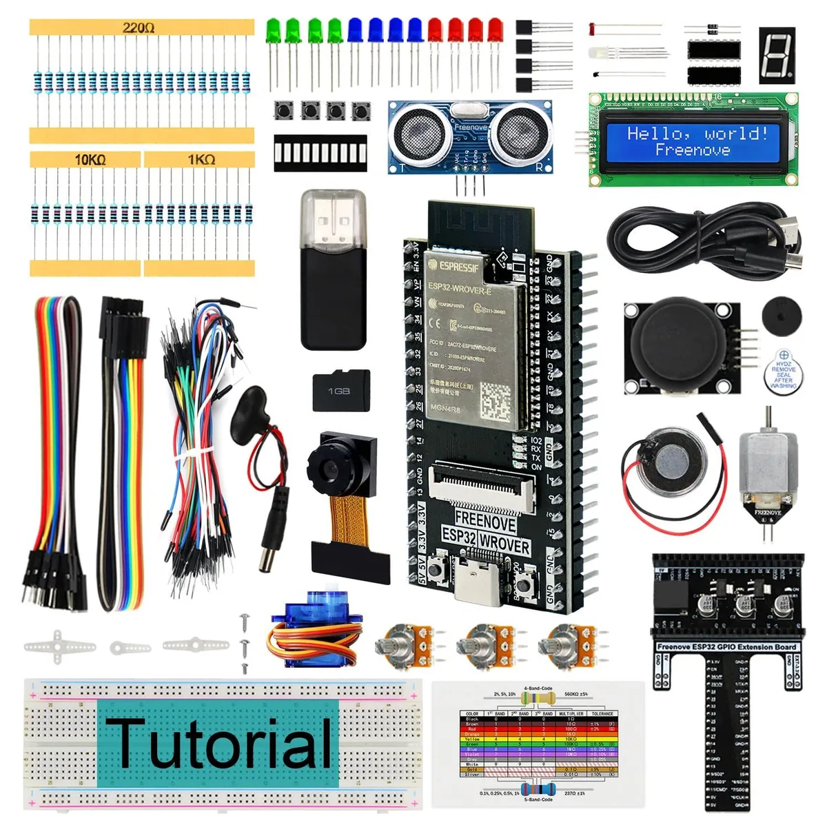 KEHIPI KEHIPI Super Starter Kit for ESP32 CAM (Included) — Produktfoto
