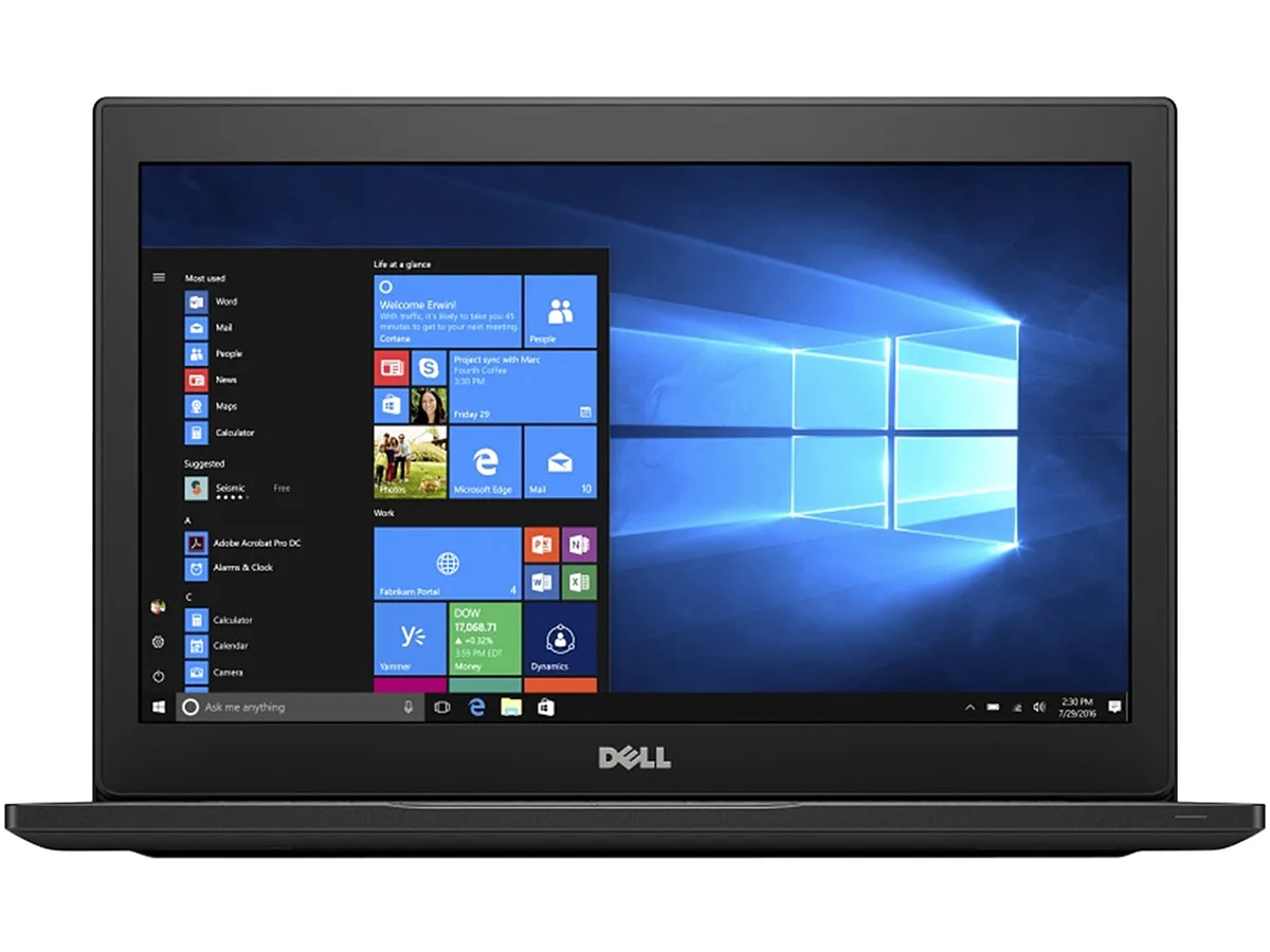 Refurbished Dell Latitude 7280 12.5-inch laptop, matte dark grey finish