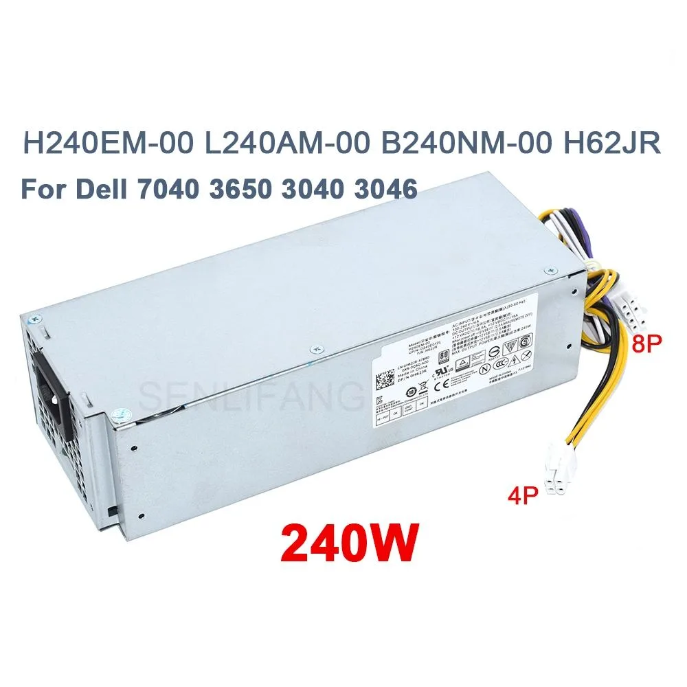 Lemincrash Lemincrash H240EM-00 240W server power supply 8-pin Dell Optiplex 3040 3046 3050 5040 7040 7050 V3250 — ภาพสินค้า