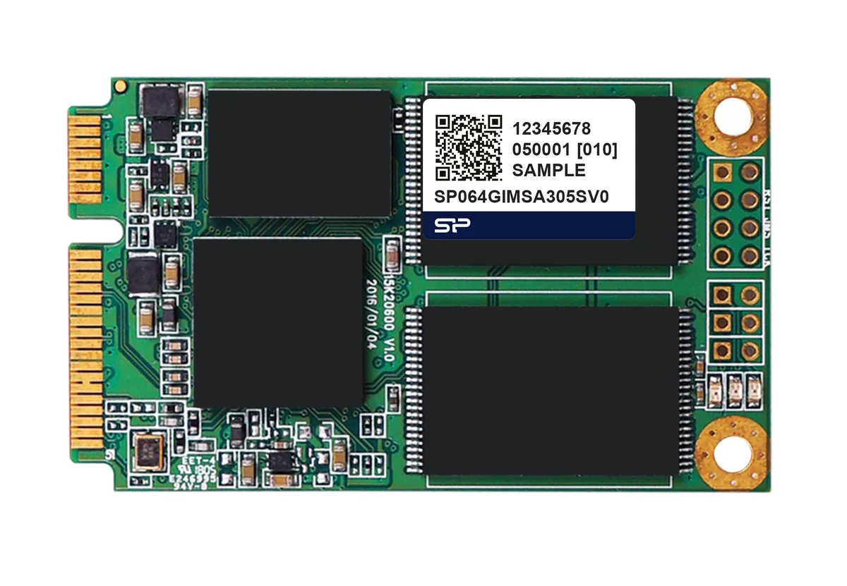 Silicon Power Silicon Power MSA305SV0 64GB mSATA internal hard drive — ภาพสินค้า