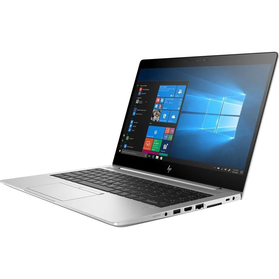 Silver HP EliteBook 840 G5 14 inch laptop closed