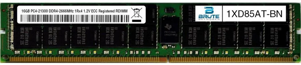 Brute Networks Brute Networks 16GB DDR4-2666 ECC Registered RDIMM 1RX4 — product photo
