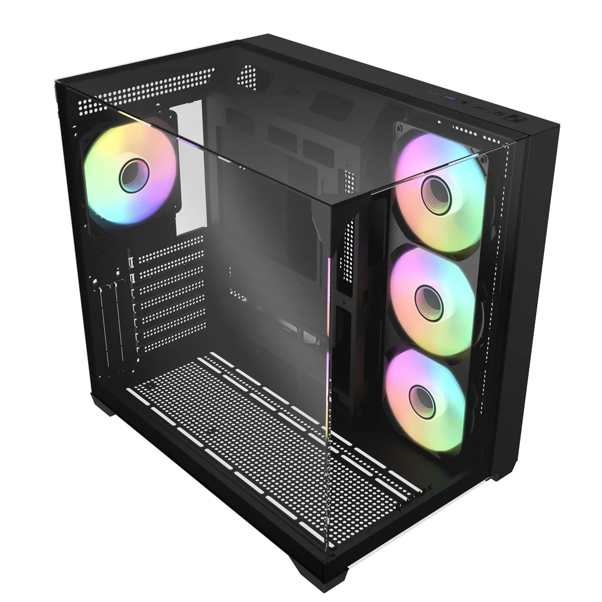 Raidmax Raidmax i620 Tri-Glasses Panoramic PC Case — photo du produit
