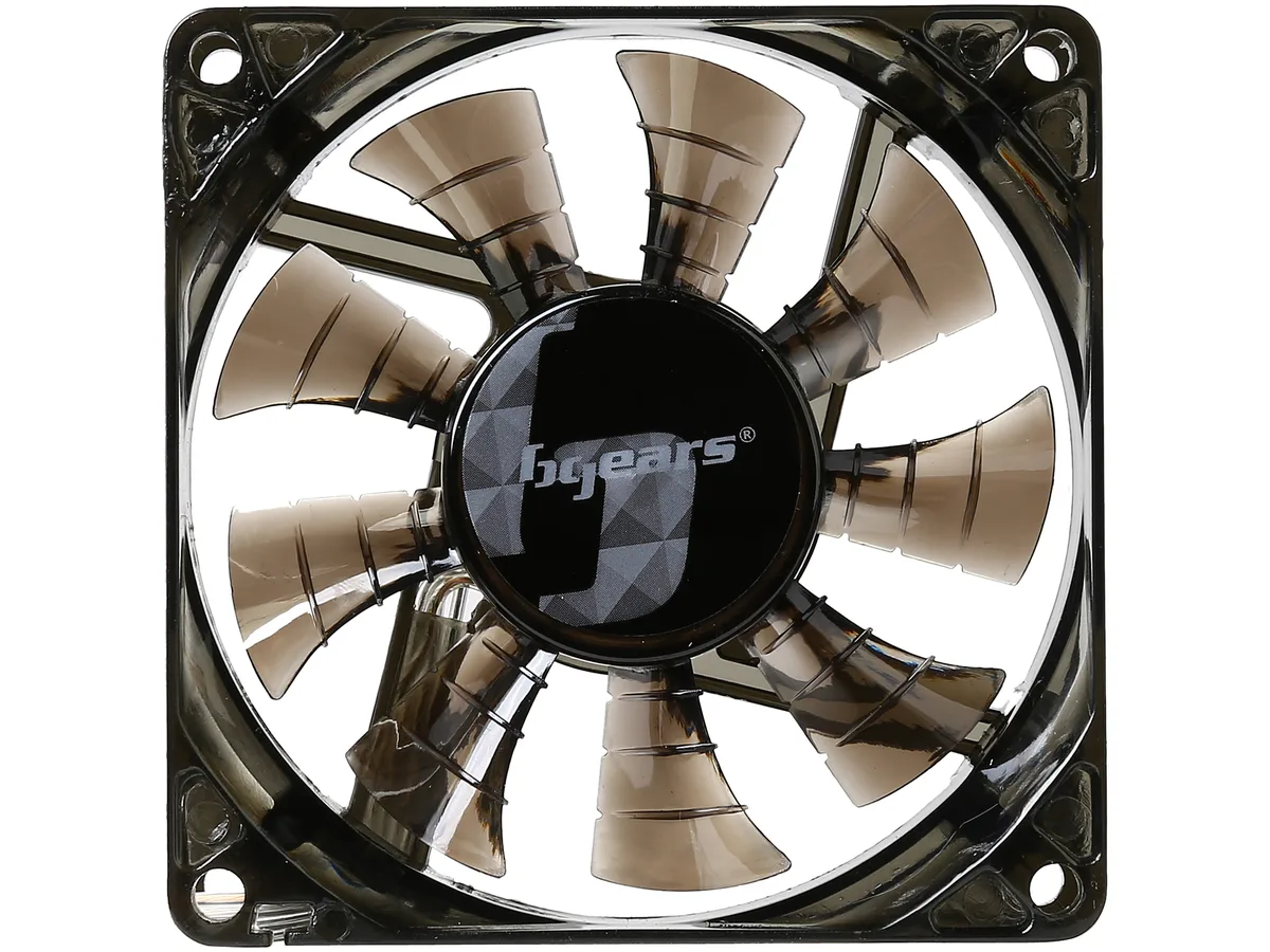BGears BGears b-PWM 80 Black case fan 80mm 500-4000 RPM 78 CFM 37 dBA 2 Ball bearing 4-pin PWM — photo du produit