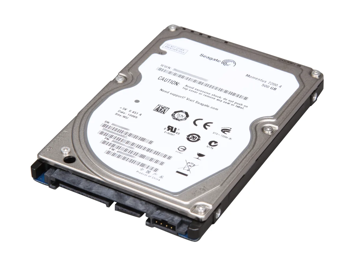 Seagate Seagate ST9500420ASG 500GB 7200 RPM 16MB SATA 3.0Gb/s 2.5" laptop hard drive — صورة المنتج