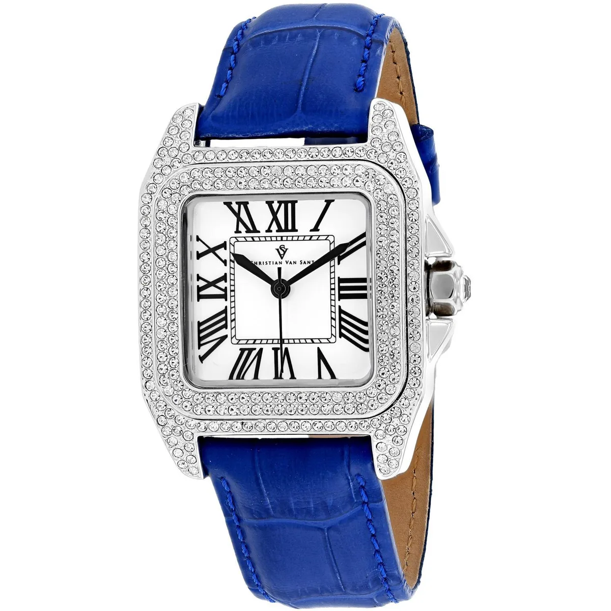 Christian Van Sant Christian Van Sant CV4422 Radieuse Watch White Leather 41mm 20mm Band — product photo