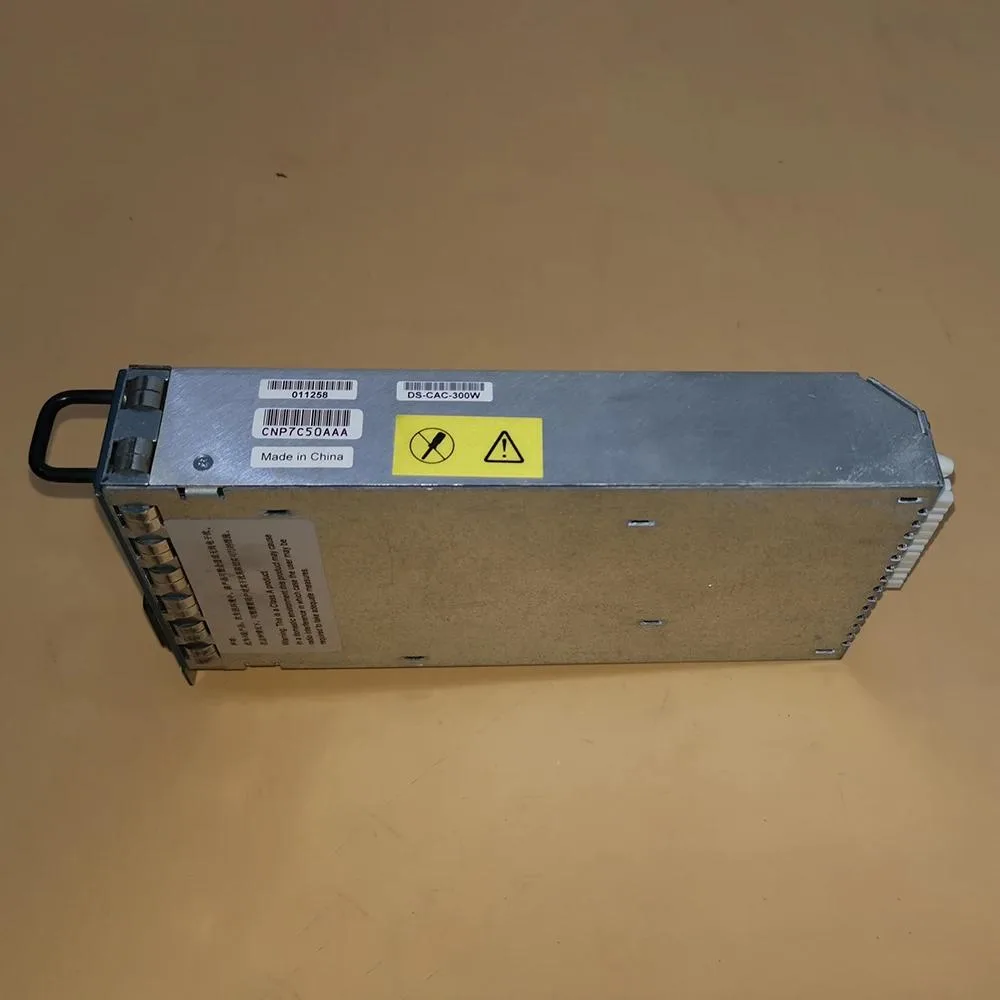 Silver rectangular ATX power supply unit with ventilation grille and model labels