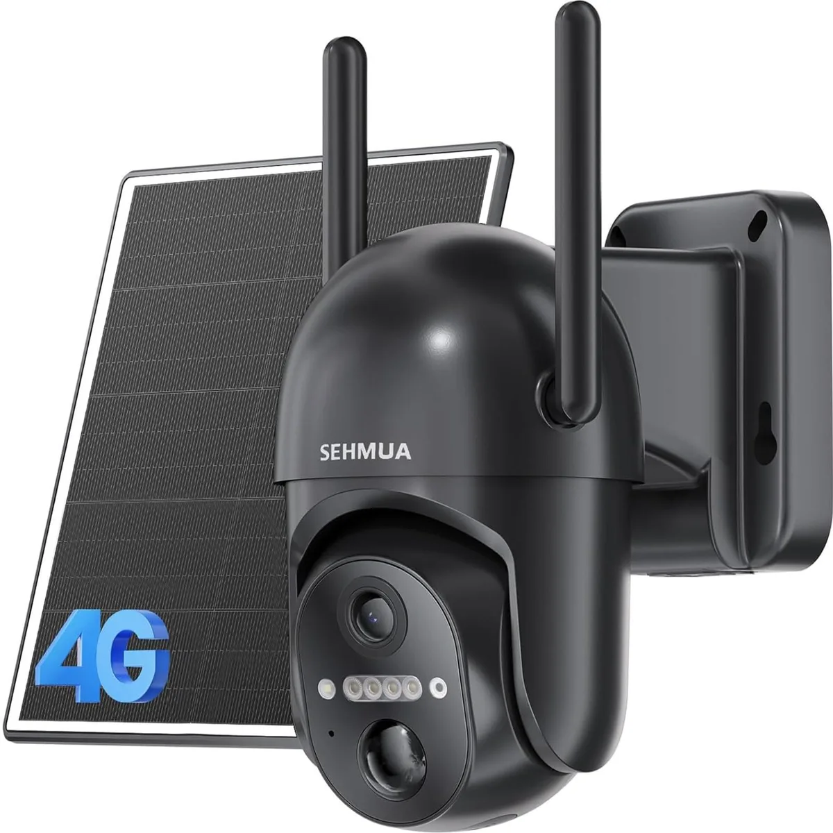  SEHMUA S40 4G LTE Solar Network Camera 360° 2K Color Night Vision PIR Two-Way Talk IP65 — zdjęcie produktu