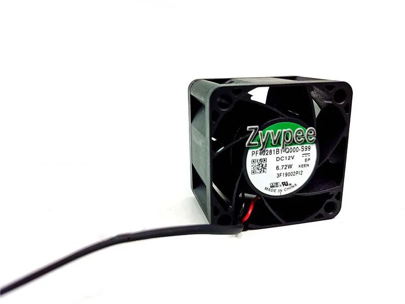 Zyvpee Zyvpee PF40281B1-Q000-S99 40x28mm 12V 6.72W 2-pin case fan — 제품 사진