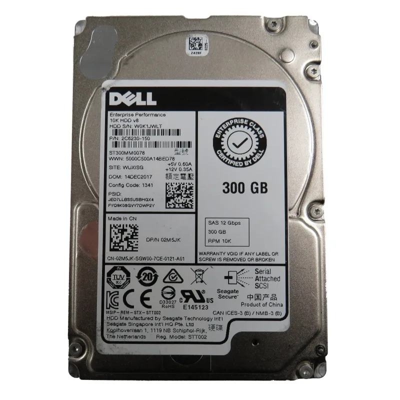 DELL DELL 2M5JK 300GB 10000RPM SAS 2.5" Internal Hard Drive — foto del producto