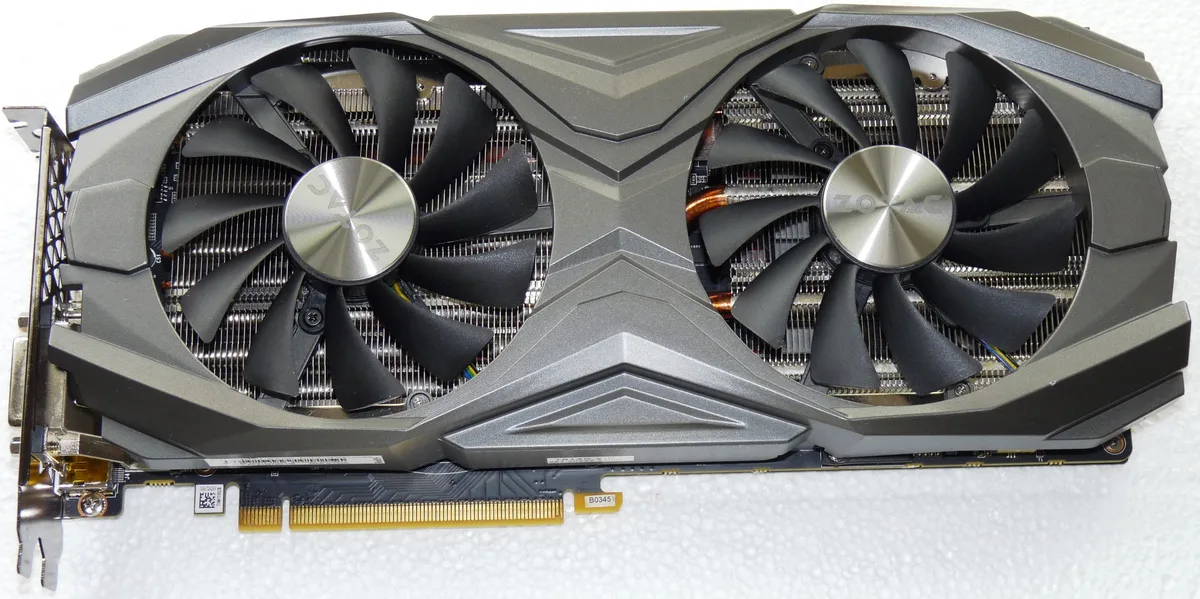 ZOTAC ZOTAC GeForce GTX 1080 Ti AMP Edition 11GB GDDR5X graphics card — photo du produit