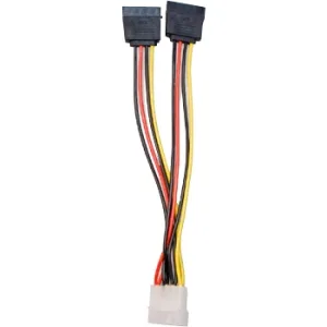 Syba Syba SY-CAB40007 5.5" 4-Pin Molex to 2x SATA Power Cable — صورة المنتج