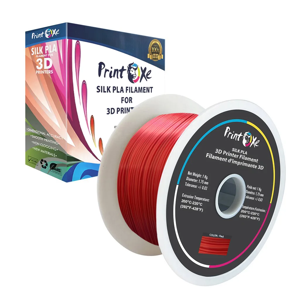 PrintOxe PrintOxe PLA like SILK Red 1.75 mm 1 Kg 3d printers accessory — 제품 사진