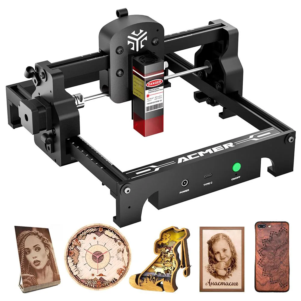 ACMER ACMER S1-2.5W Laser Engraver 130x130mm 10000mm/min — Produktfoto
