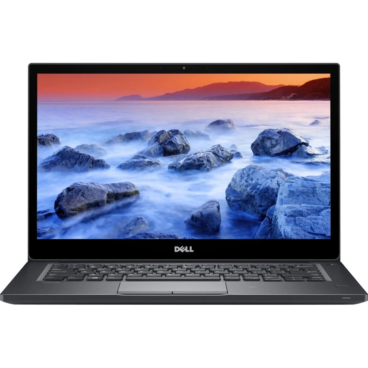 Silver Dell Latitude 7480 14in laptop closed lid