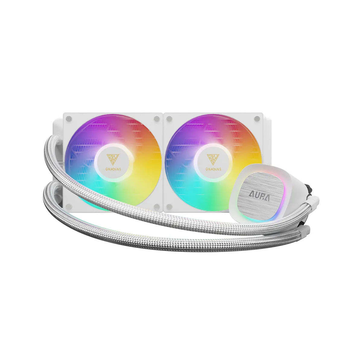 GAMDIAS Technology GAMDIAS Technology AU-GL240 V2 WH-A liquid cooler — photo du produit