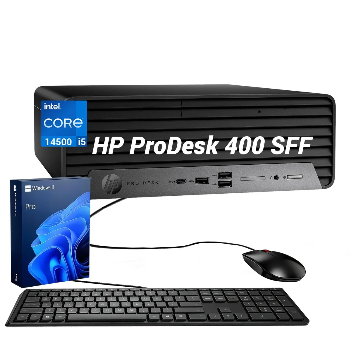 HP HP ProDesk 400 SFF desktop PC Core i5-14500 64GB DDR5 2TB SSD — photo du produit