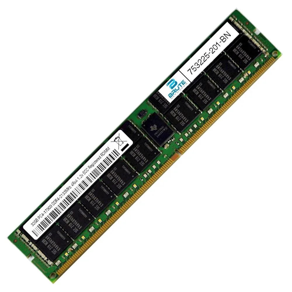Brute Networks Brute Networks 32GB DDR4-2133 ECC LRDIMM 4Rx4 CL15 1.2V 288-Pin — photo du produit