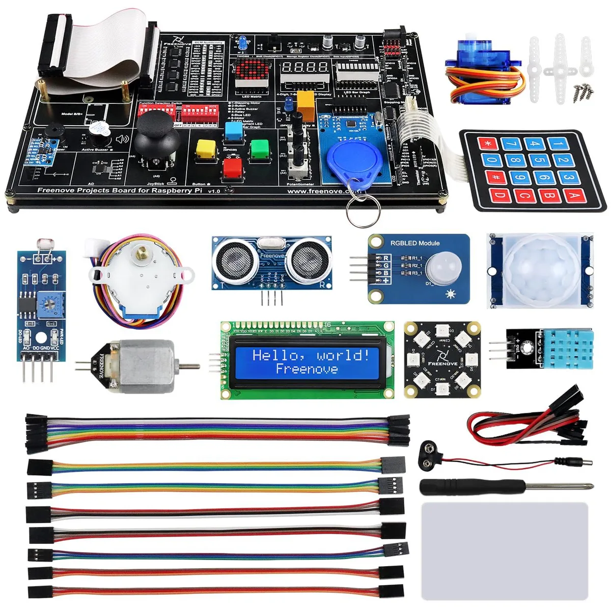 KEHIPI FNK0054 projects kit box with 132 projects and 860-page tutorial