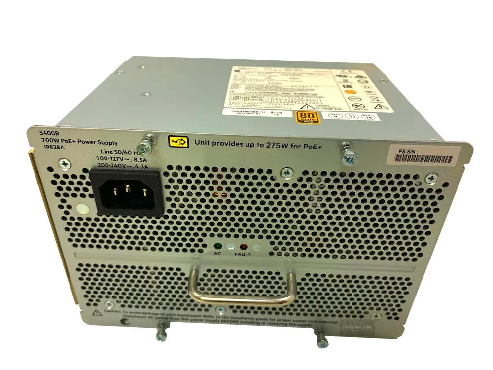 HPE 5400R 700W POE+ ZL2 J9828A proprietary power supply unit