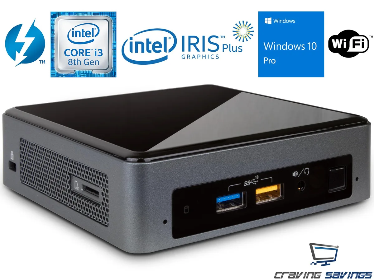 Intel Intel NUC8i3BEK barebone mini PC i3-8109U 8GB 256GB — photo du produit