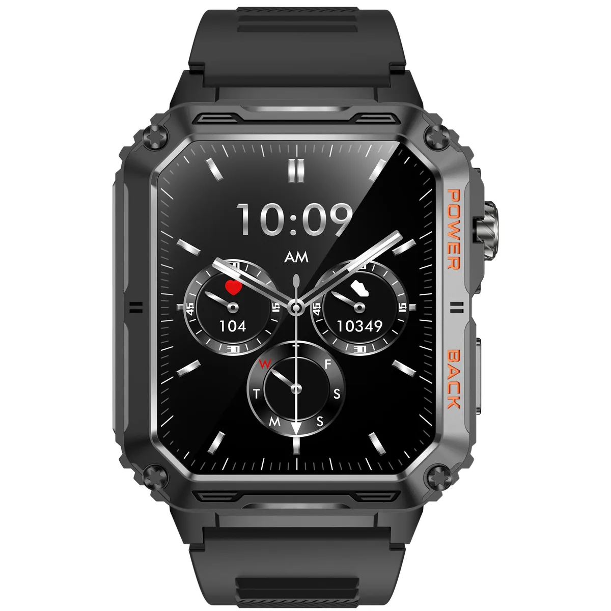 LOKMAT LOKMAT Smart Watch 1.91" IP68 Black Wearable Technology — zdjęcie produktu