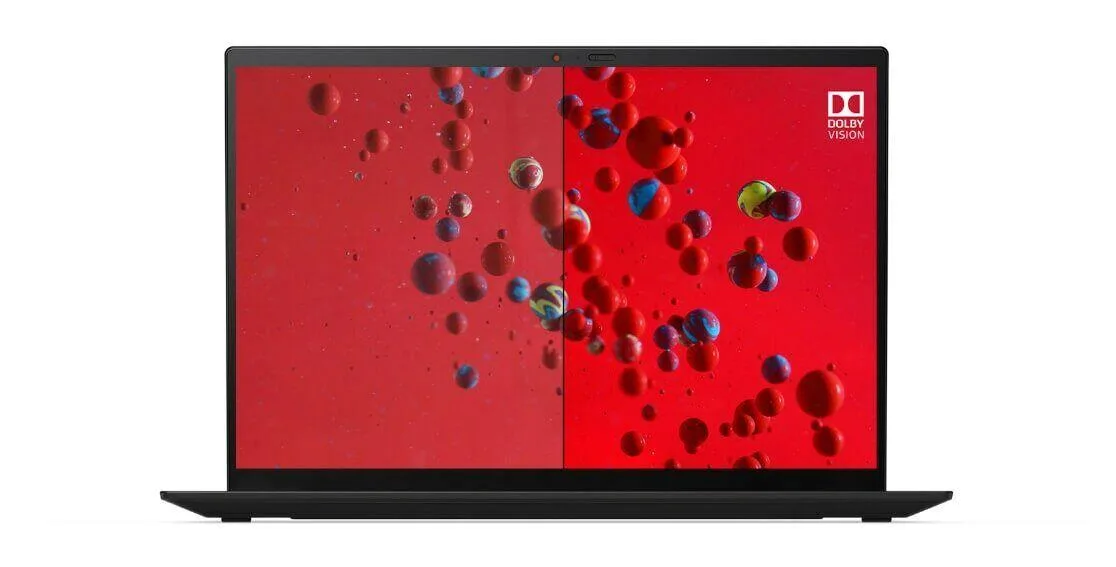 Black ultrabook with 14 inch glossy display, carbon-fibre chassis, backlit keyboard and fingerprint reader