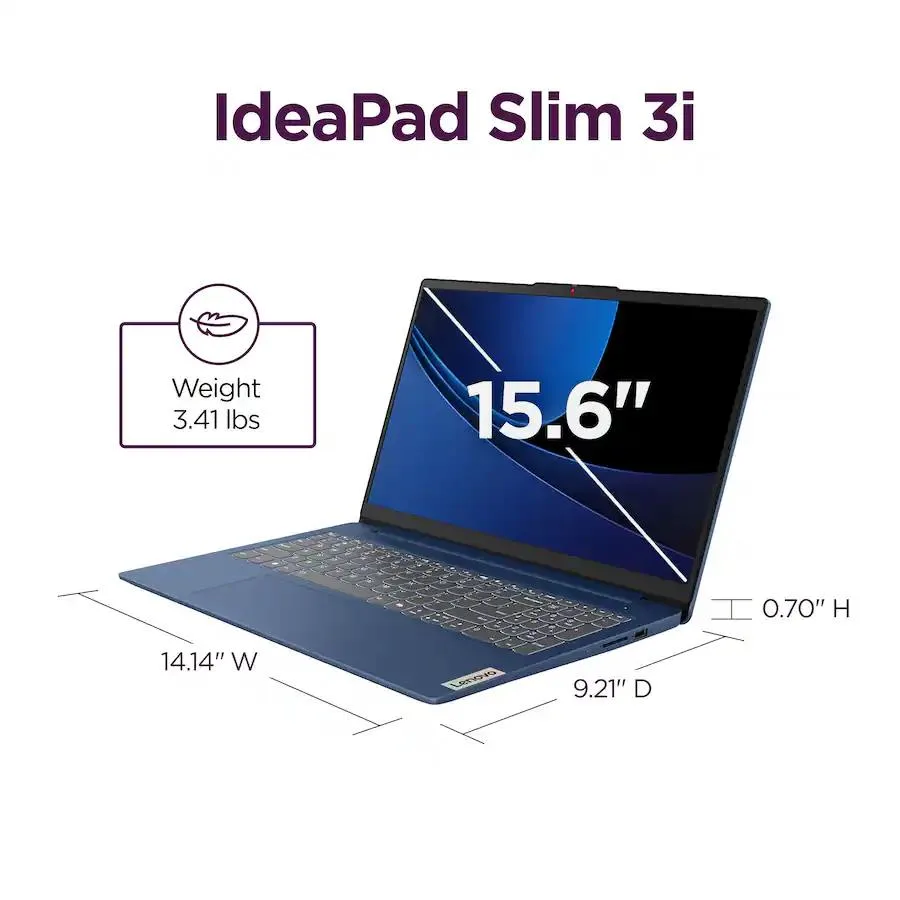 Slim 15.6 inch laptop in Abyss Blue finish