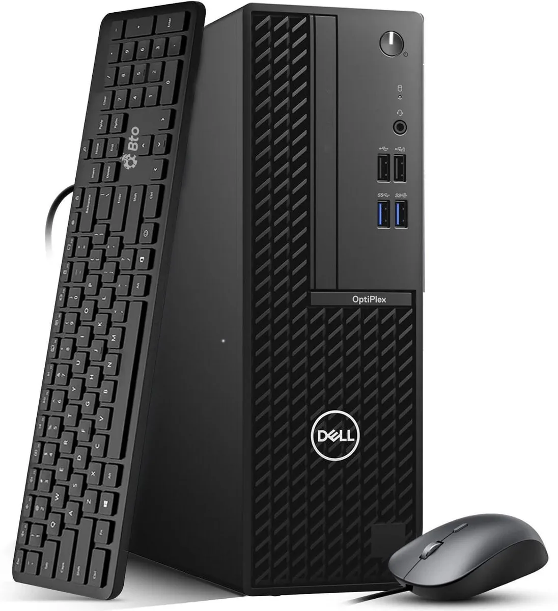 Small black Dell OptiPlex SFF desktop tower