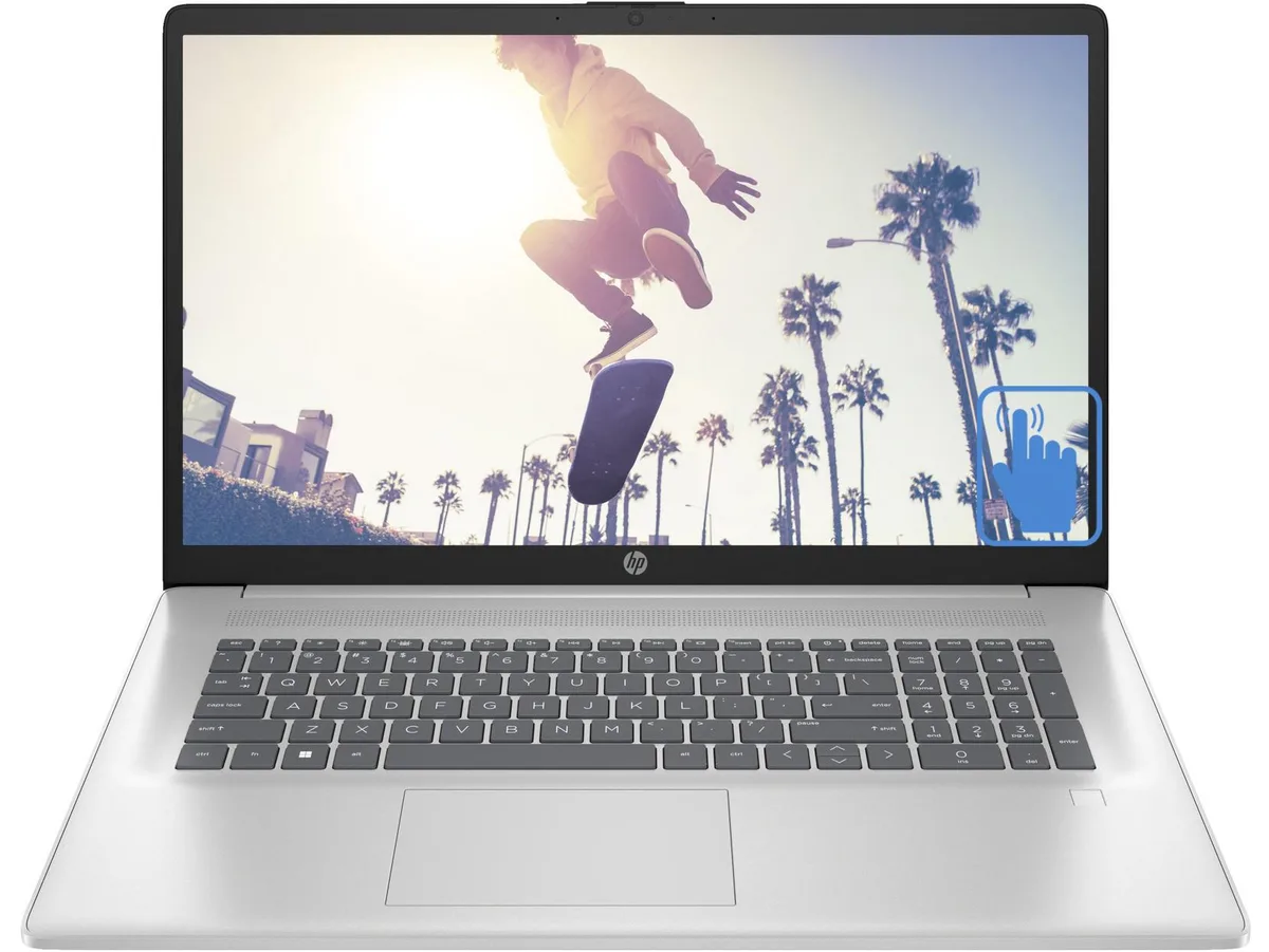 HP HP 17t-cn300 laptop i7-1355U 32GB 1TB 17.3" touch HD+ Silver — product photo