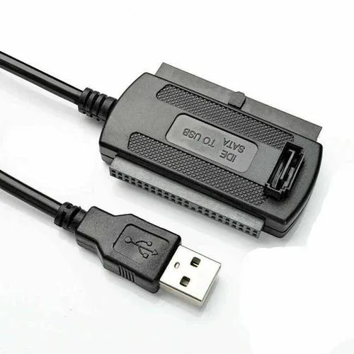 NShi NShi 3-in-1 USB 2.0 to SATA/IDE Adapter Cable 2.5"/3.5"/5.25" 1/2 ft — Produktfoto