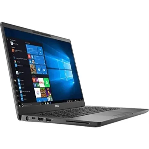 Silver Dell Latitude 7400 14 inch laptop closed view
