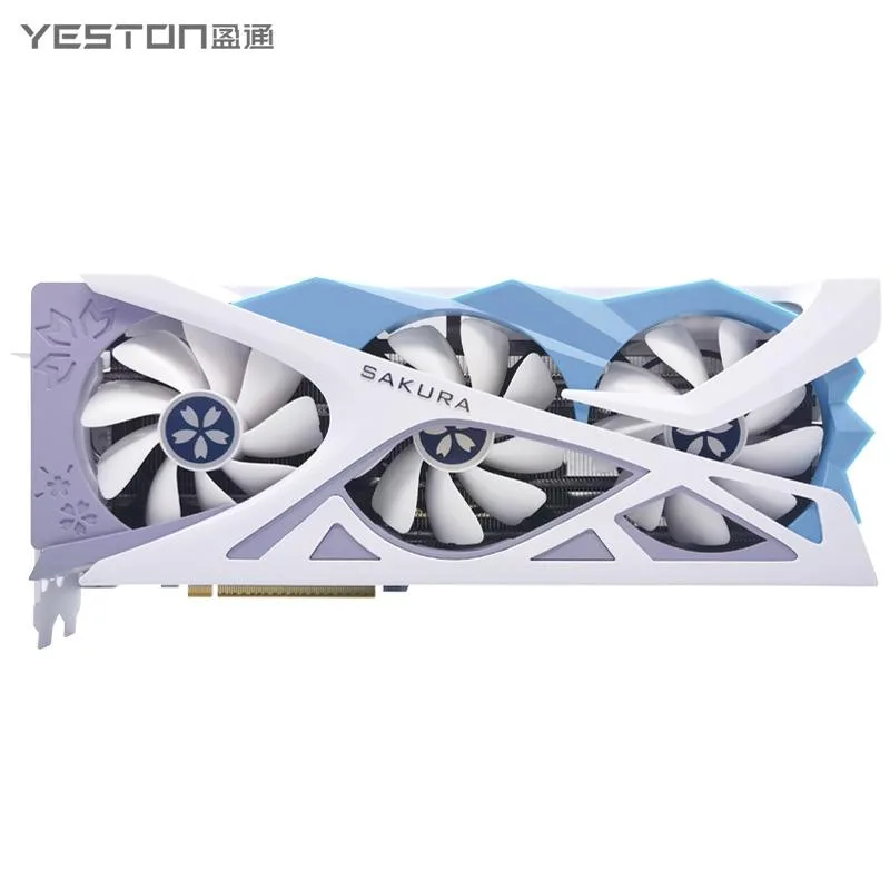 YESTON YESTON Sakura Radeon RX 9060 XT 16GB graphics card — product photo