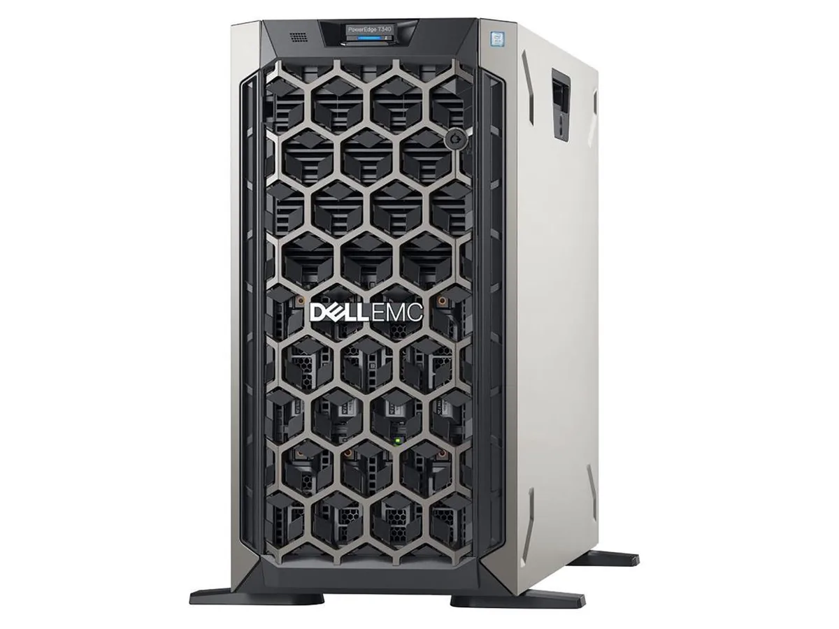 Dell PowerEdge T340 tower server in black finish