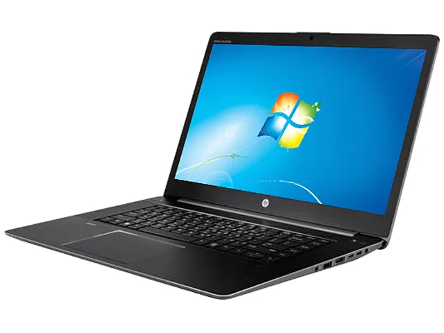 Silver 15.6 inch laptop with matte screen and thin profile