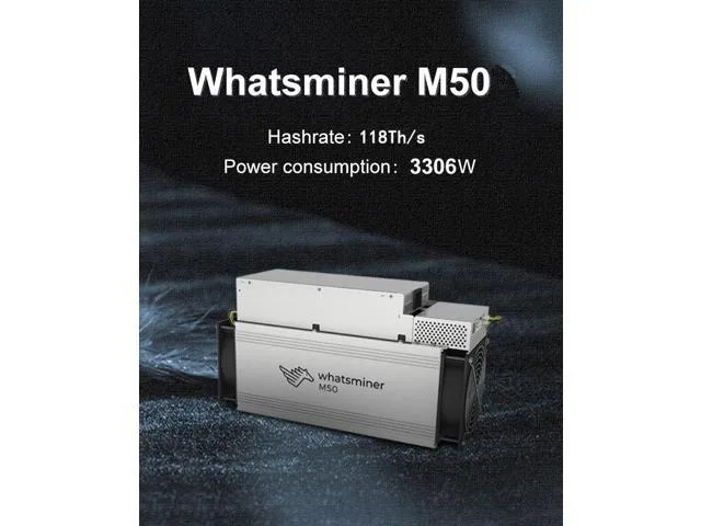 Rectangular metal mining unit with dual fans, dark grey finish, Ethernet port visible